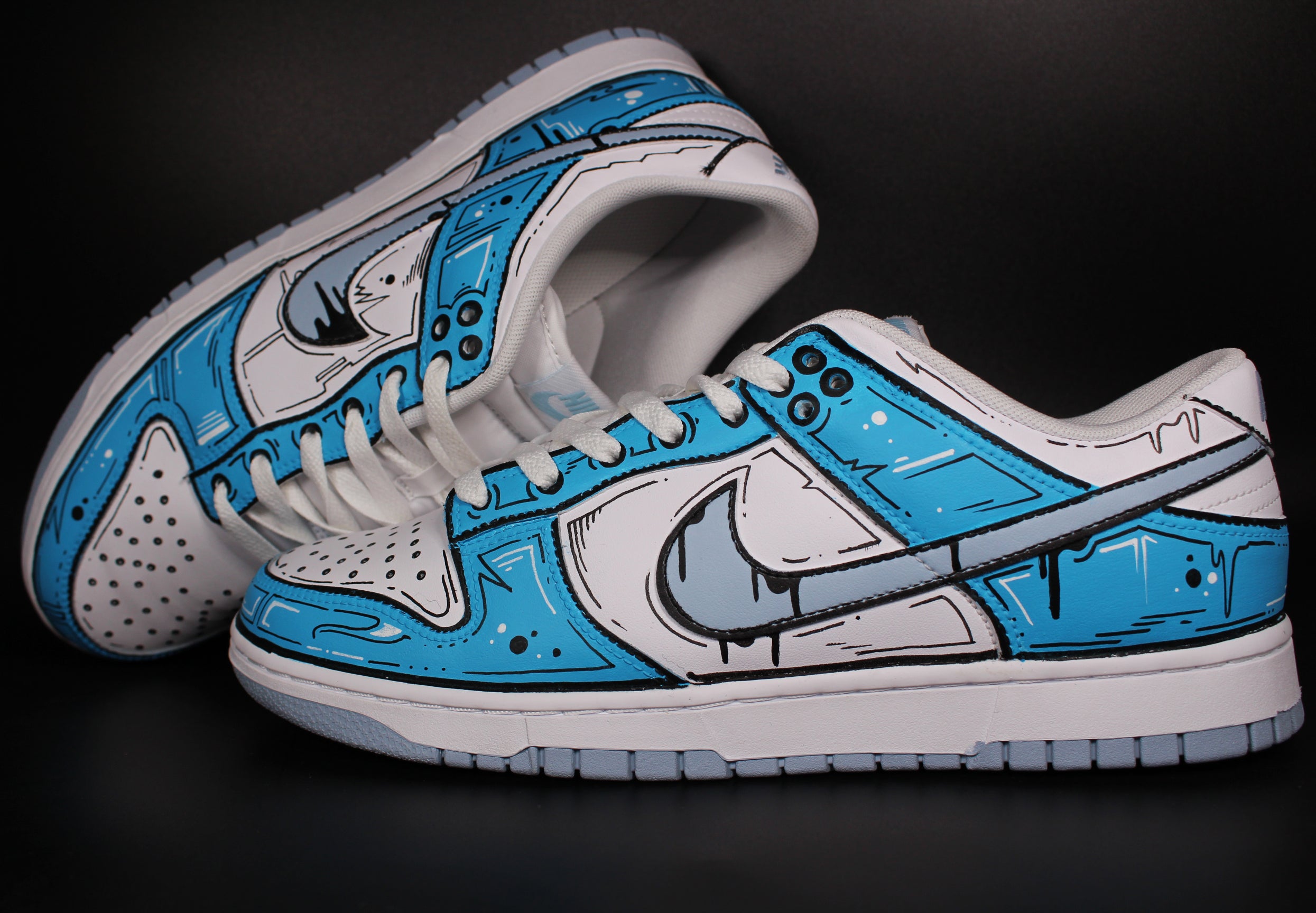 Custom Nike Dunk low "Graffiti Cartoon" - all colours availlabe.