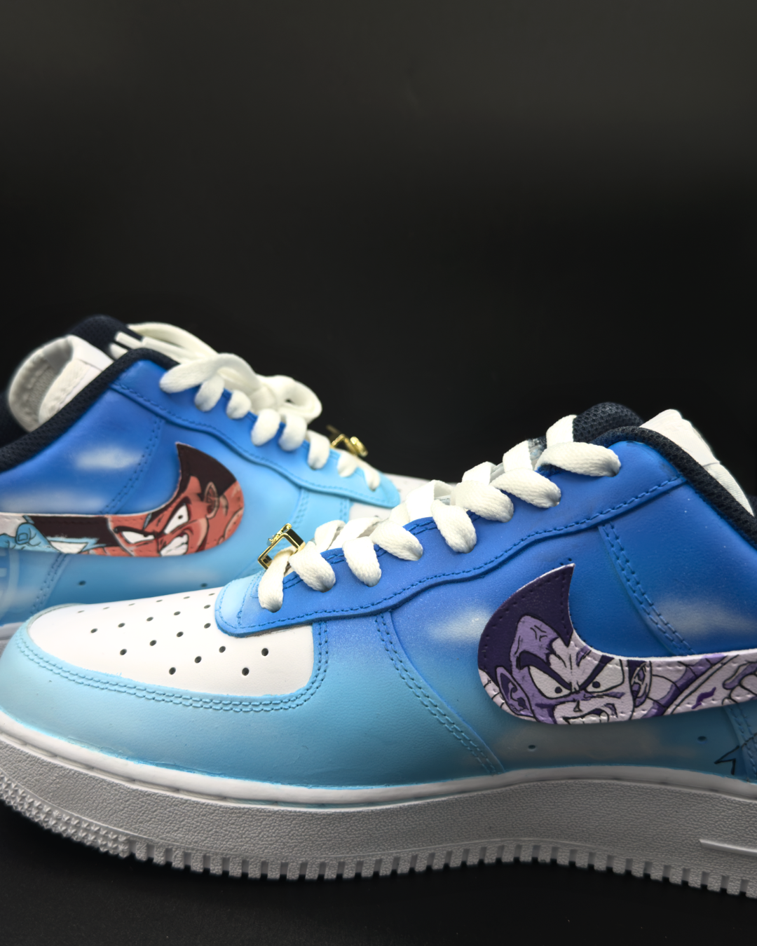 DBZ Vegeta vs Goku Nike Air Force 1
