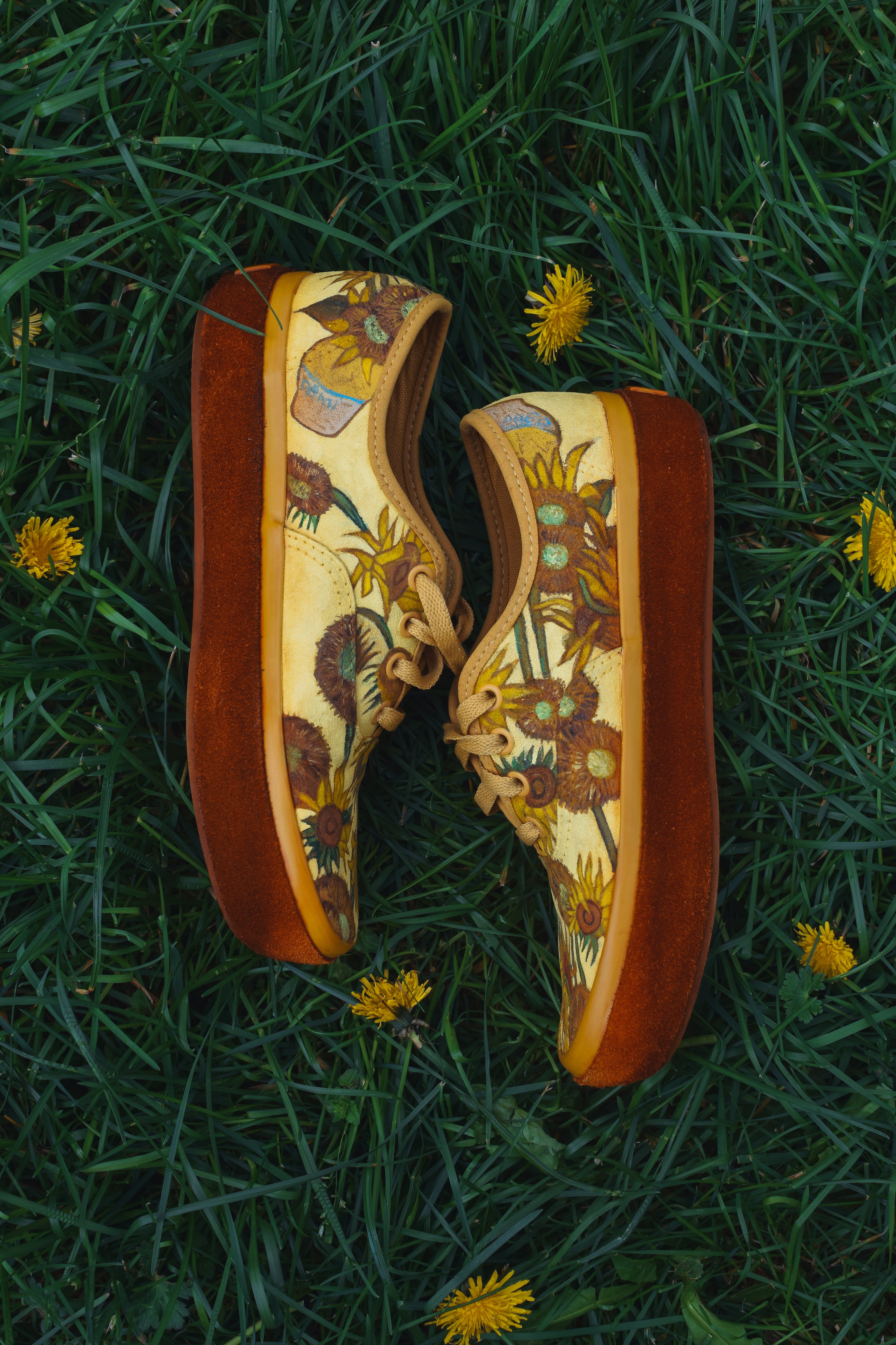 Van Gogh Sunflowers Vans Authentic