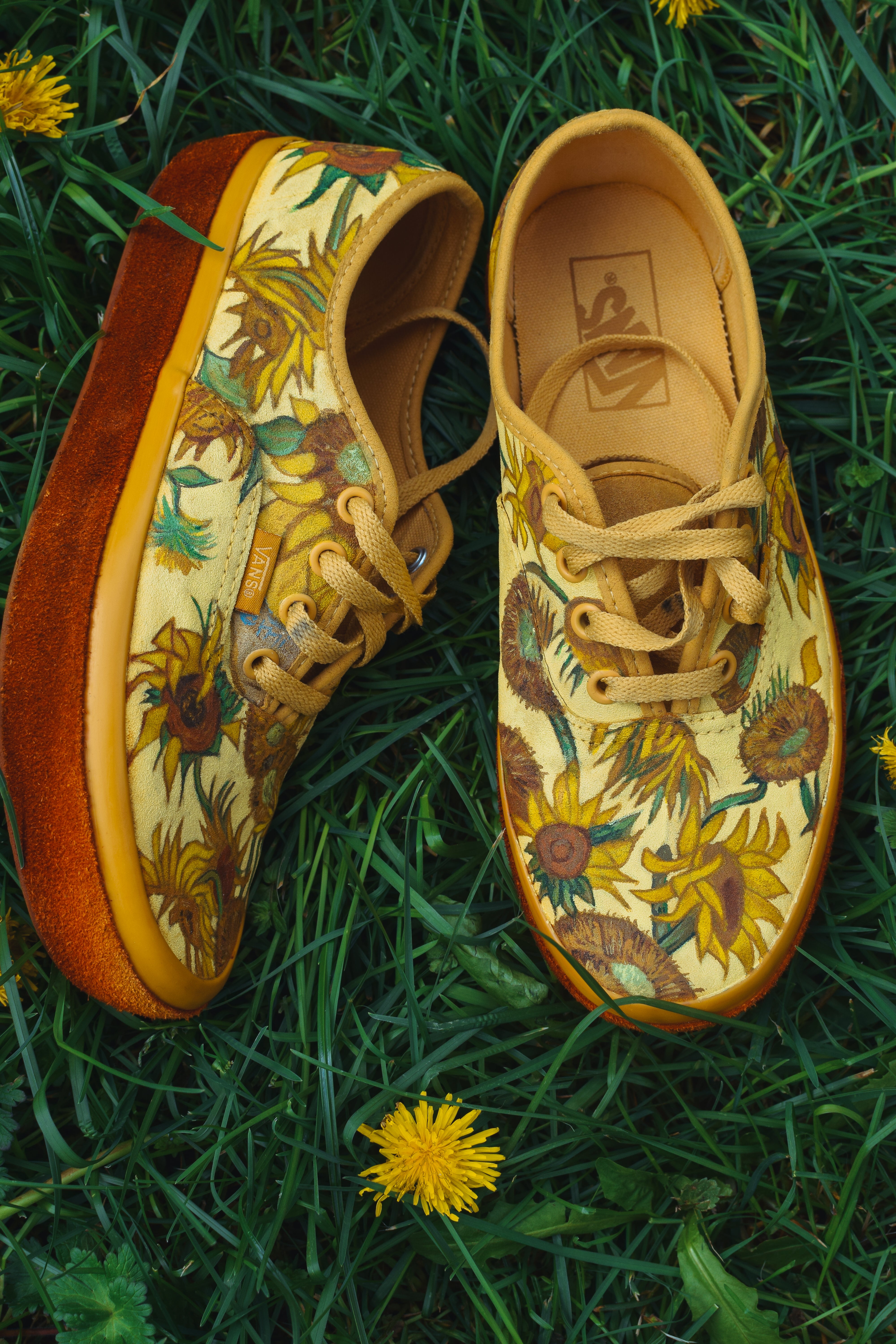Van Gogh Sunflowers Vans Authentic