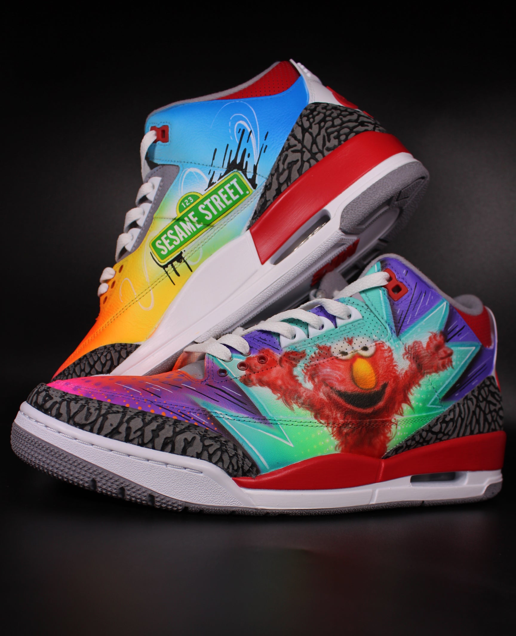 Custom Jordan 3 " Cartoon Character theme" - you can choose the individual theme and colourway