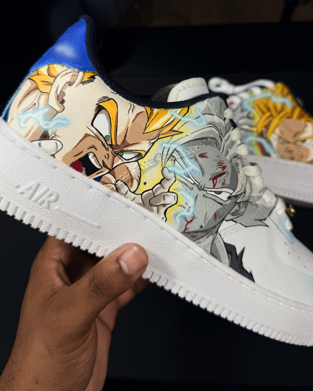 DBZ Vegeta vs Goku Nike Air Force 1