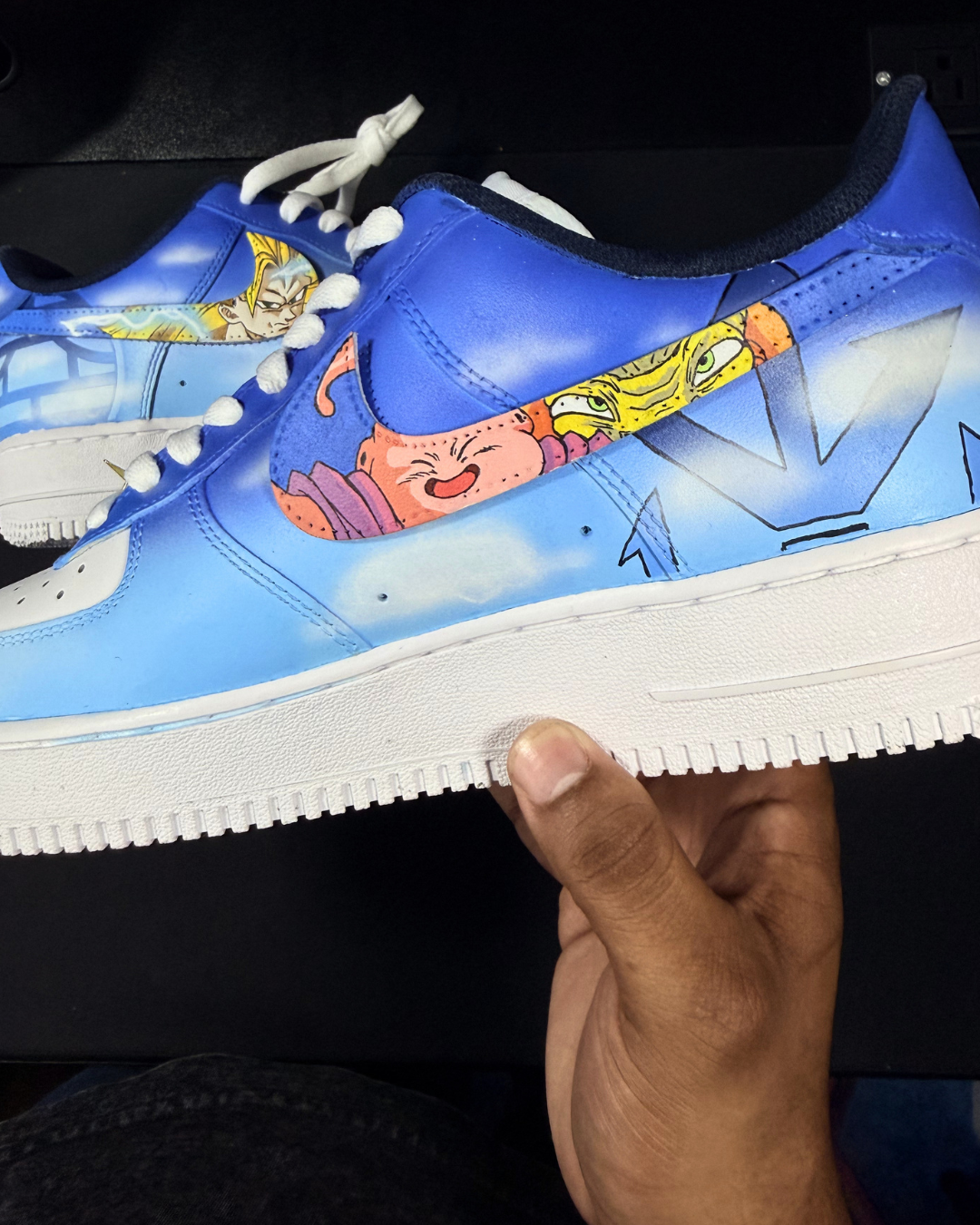 DBZ Vegeta vs Goku Nike Air Force 1