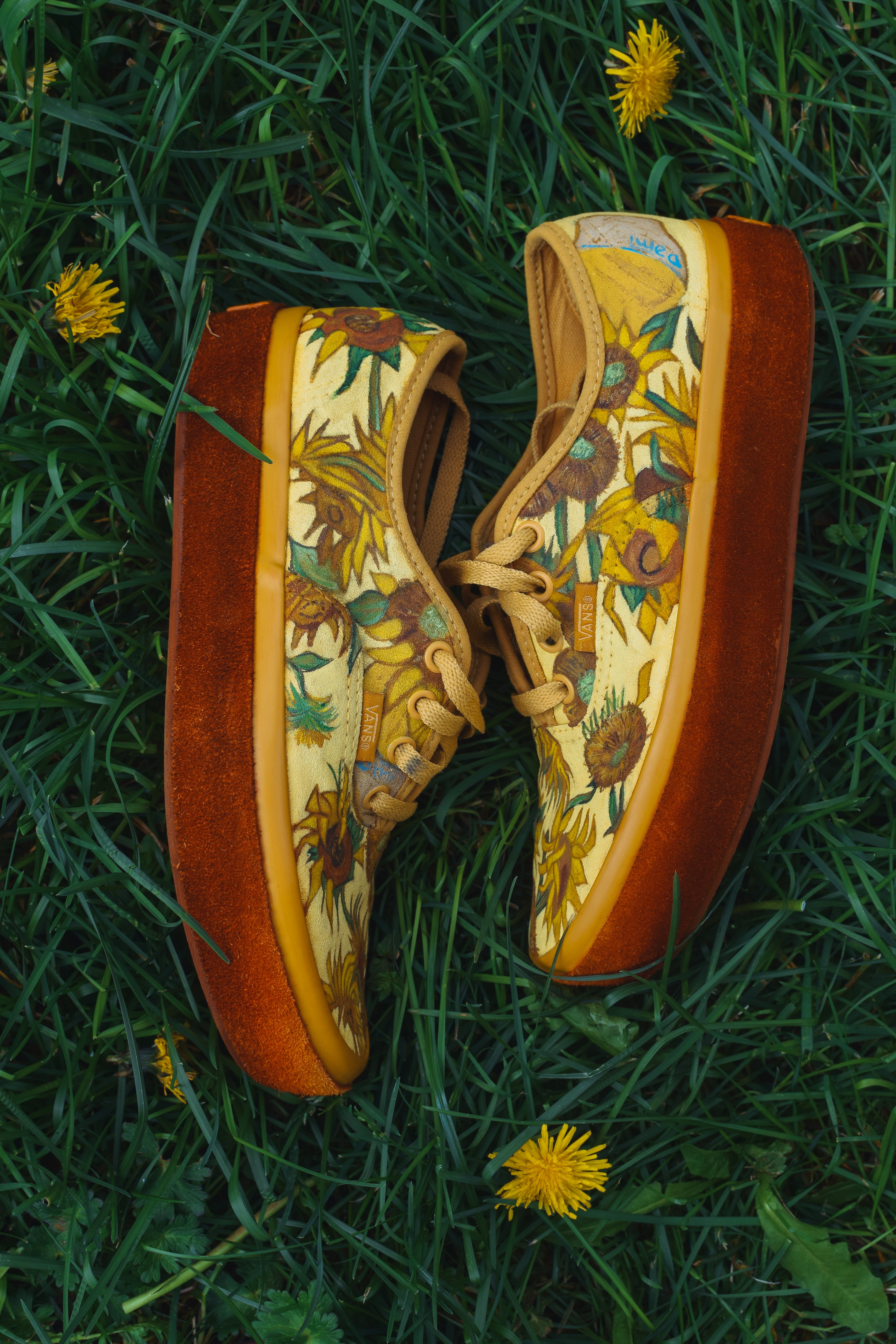 Van Gogh Sunflowers Vans Authentic
