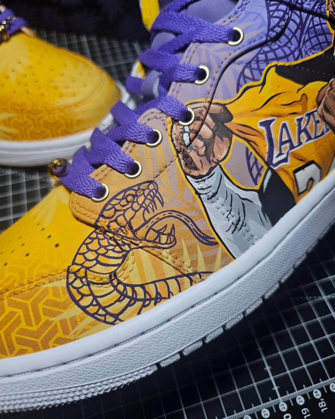 purple and gold jordans for kobe