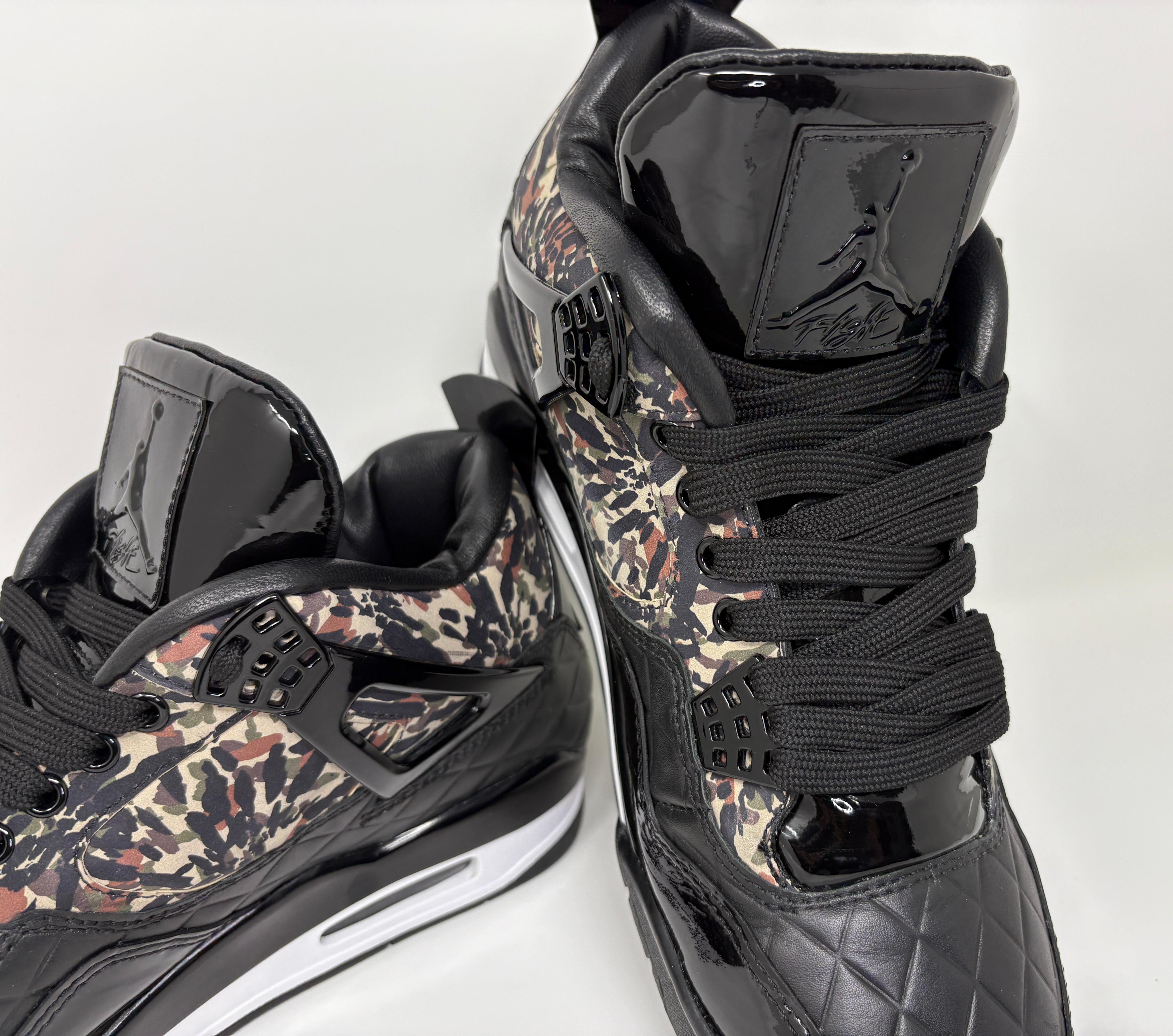 Black Abstract Quilted