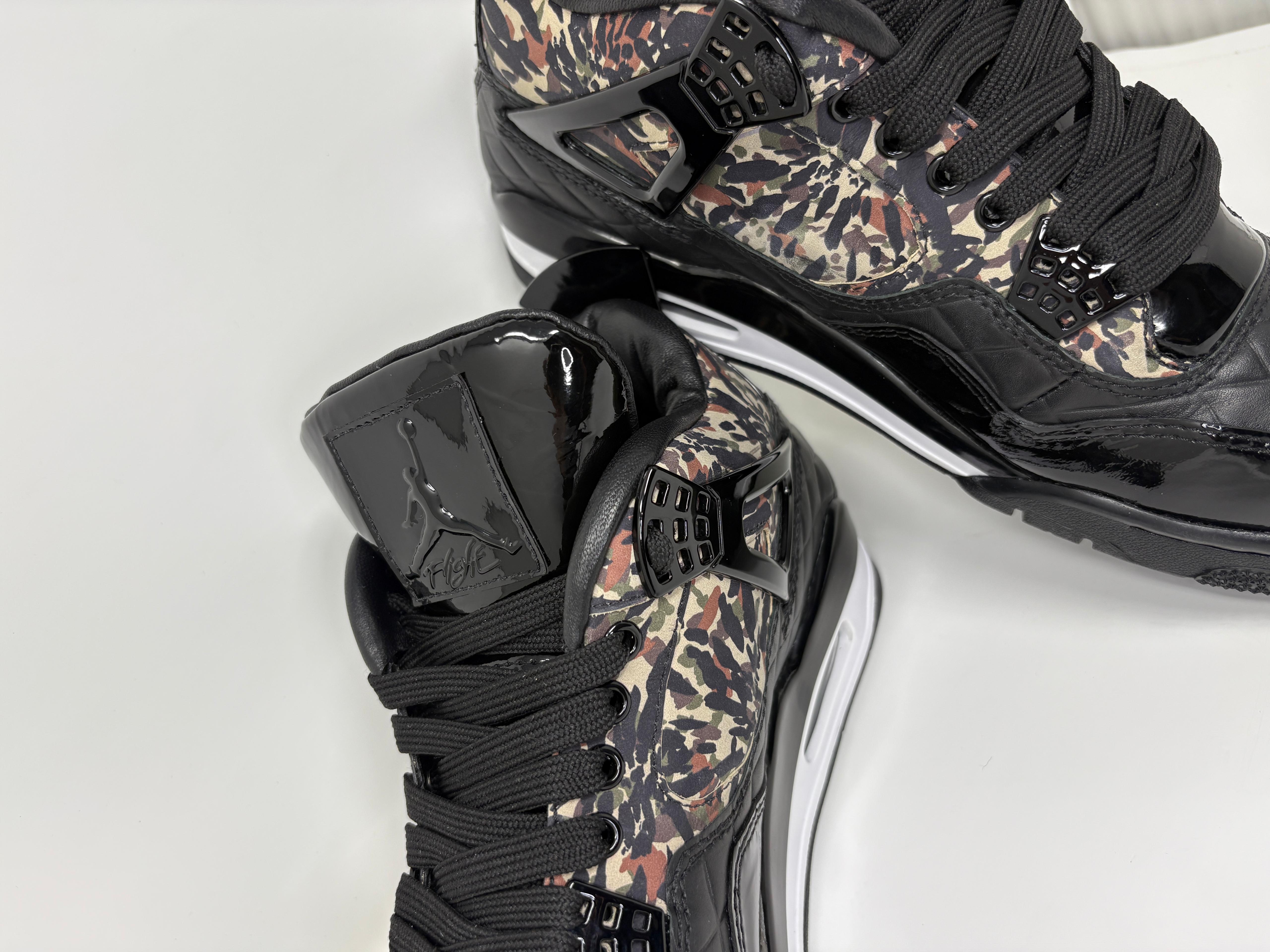 Black Abstract Quilted