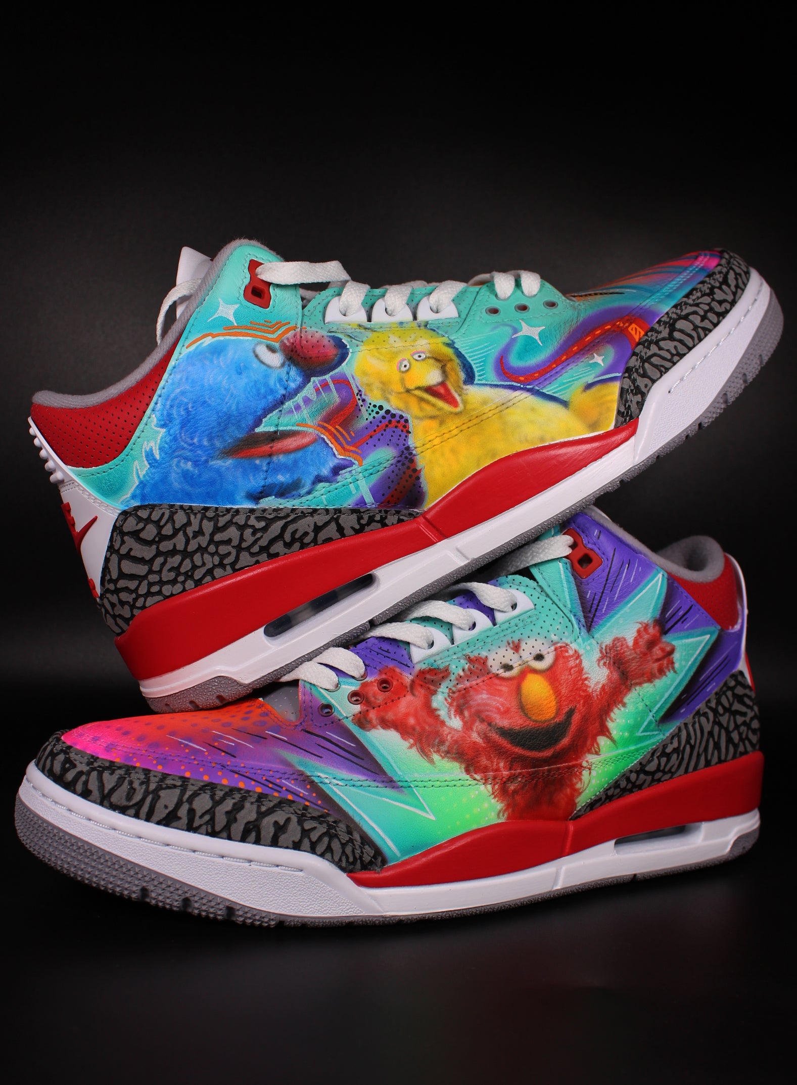 Custom Jordan 3 " Cartoon Character theme" - you can choose the individual theme and colourway