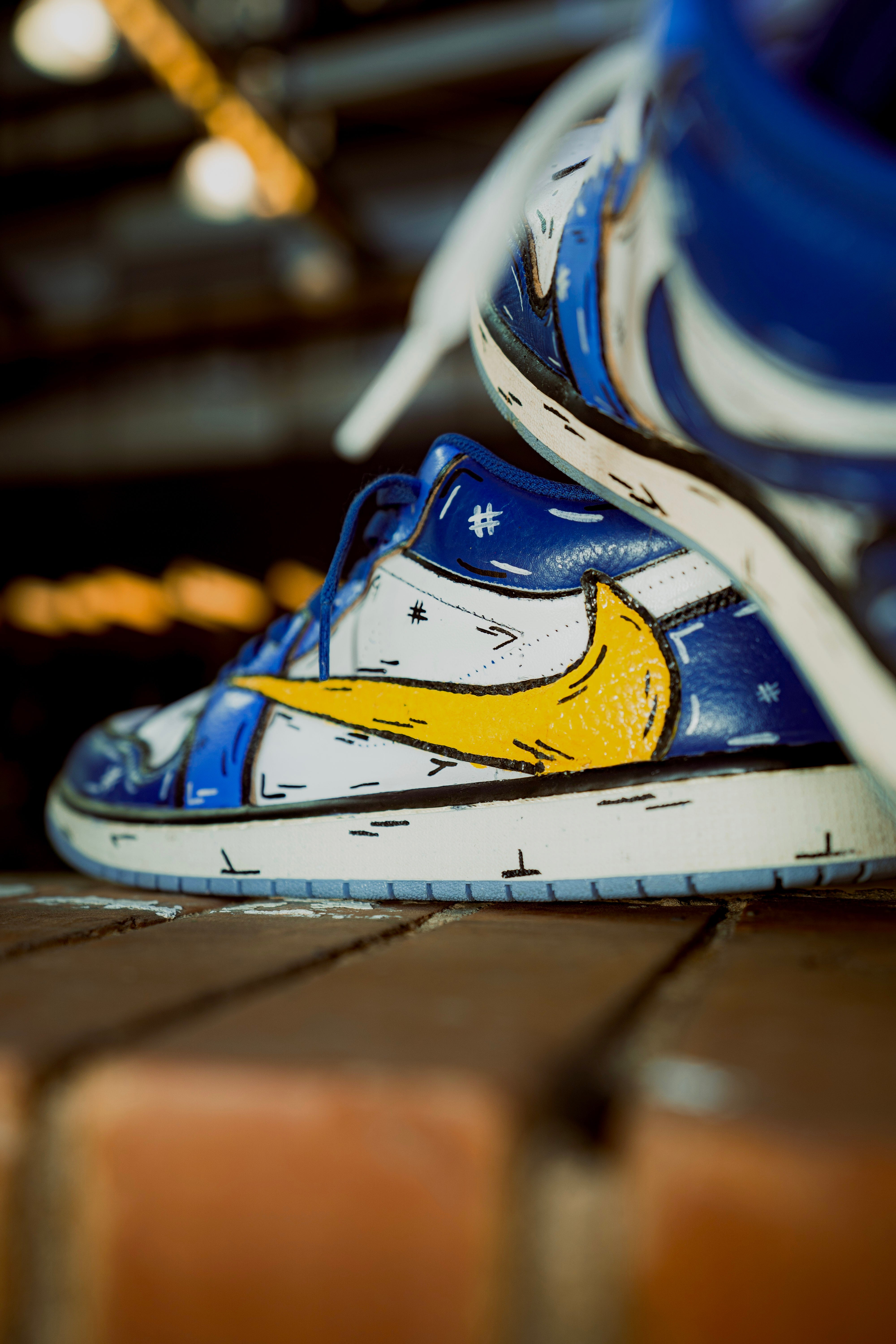 Cartoon Reverse Swoosh Jordan 1 Low