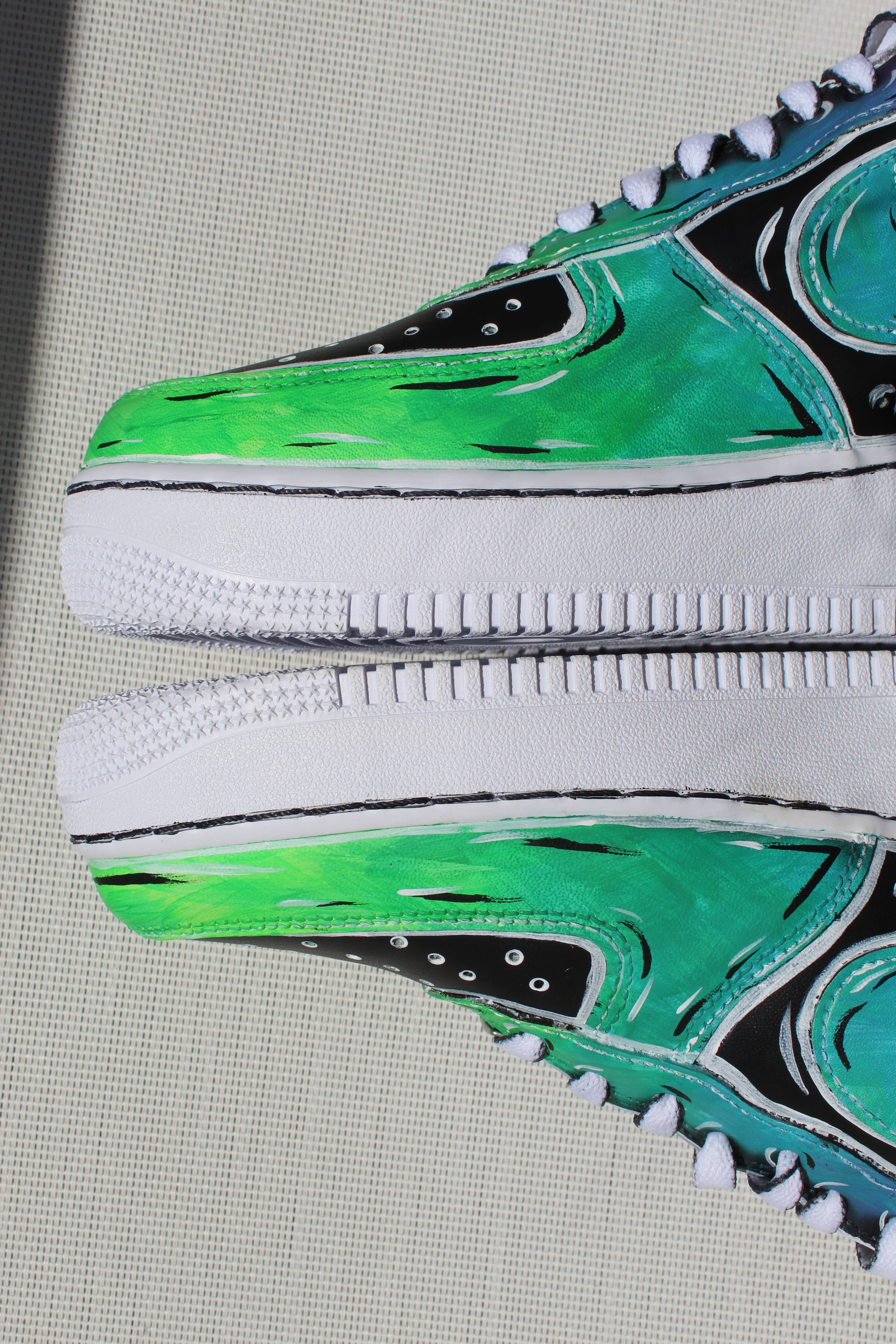 Black Cartoon Color Reactive AF1s